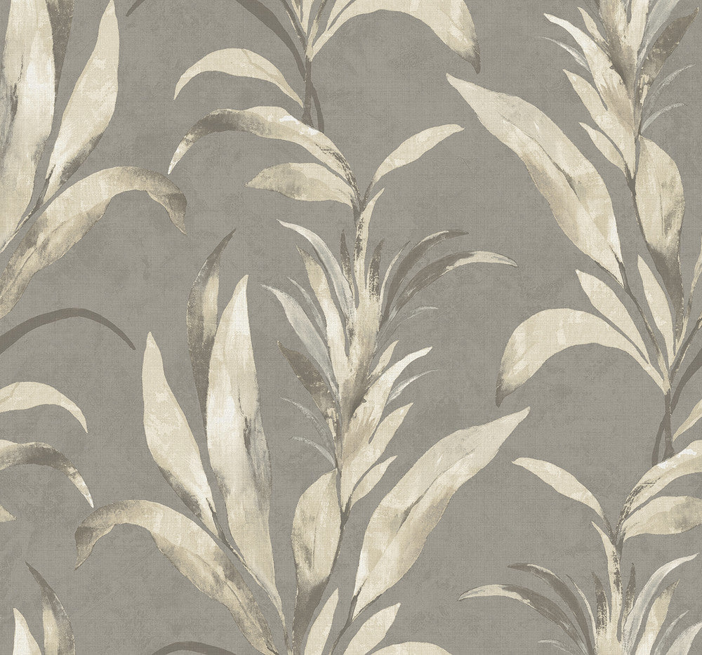 Padma Metallic Metallic Grey Fog AG62708 by Seabrook Designs Designer Wallpaper
