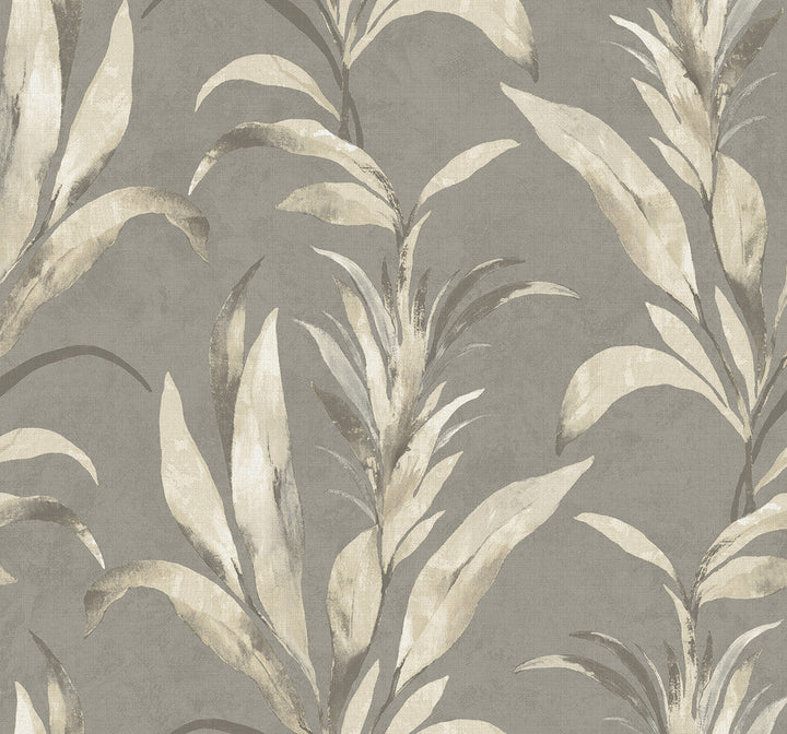 Padma Metallic Metallic Grey Fog AG62708 by Seabrook Designs Designer Wallpaper