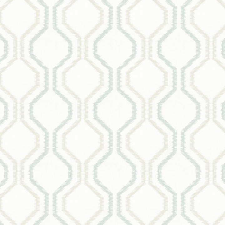 Agile 4 Glacier by Stout Fabric COLOR MY WINDOW BREEZE/INK 100%POL INDIA Horizontal: 9.25 and Vertical: 9 54 in - Fabric Carolina -