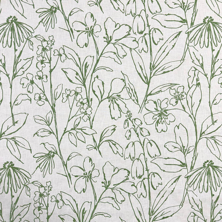 Agnes Fern by Magnolia Fabric - 52% Poly, 48% Cotton, Emb: 100% Cotton India 3000 Horizontal: 25.5 and Vertical: 18.75 51 - Fabric Carolina -