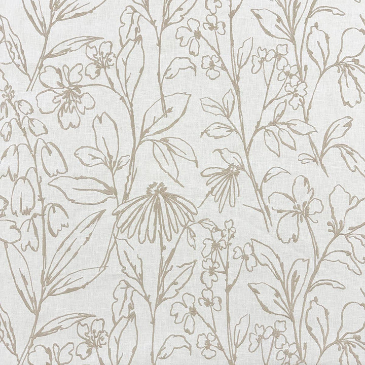 Agnes Ivory by Magnolia Designer Fabric - 52% Poly, 48% Cotton, Emb: 100% Cotton India 3000 Horizontal: 25.5 and Vertical: 18.75 51 - Swanky Fabrics -