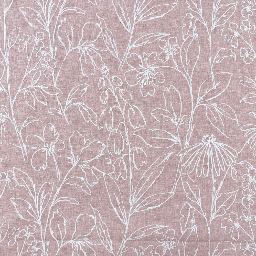 Agnes Rose by Magnolia Fabric - 52% Poly, 48% Cotton, Emb: 100% Cotton India 3000 Horizontal: 25.5 and Vertical: 18.75 51 - Fabric Carolina -