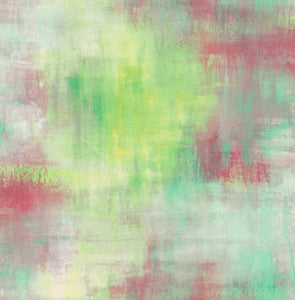 Pastel Wash Green Apple, Lavender, & Blush by Seabrook Wallpaper