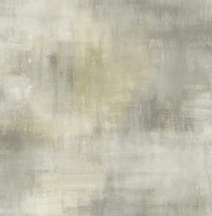 Pastel Wash Greige & Gold by Seabrook Wallpaper L'Atelier de Paris United States 56.05 20.87" 20.5" - Fabric Carolina -