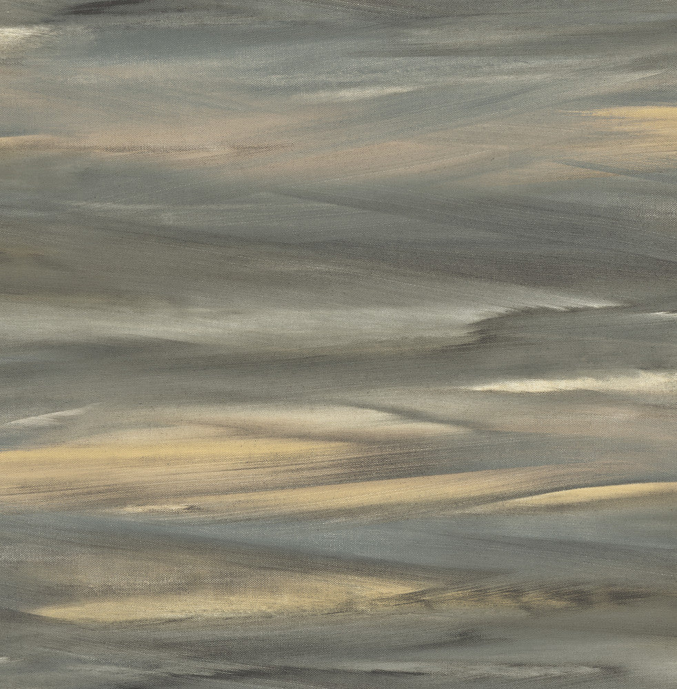 Rainbrow Brush Gold, Greige, & Tan by Seabrook Wallpaper L'Atelier de Paris United States 56.05 20.87" 20.5" - Fabric Carolina -