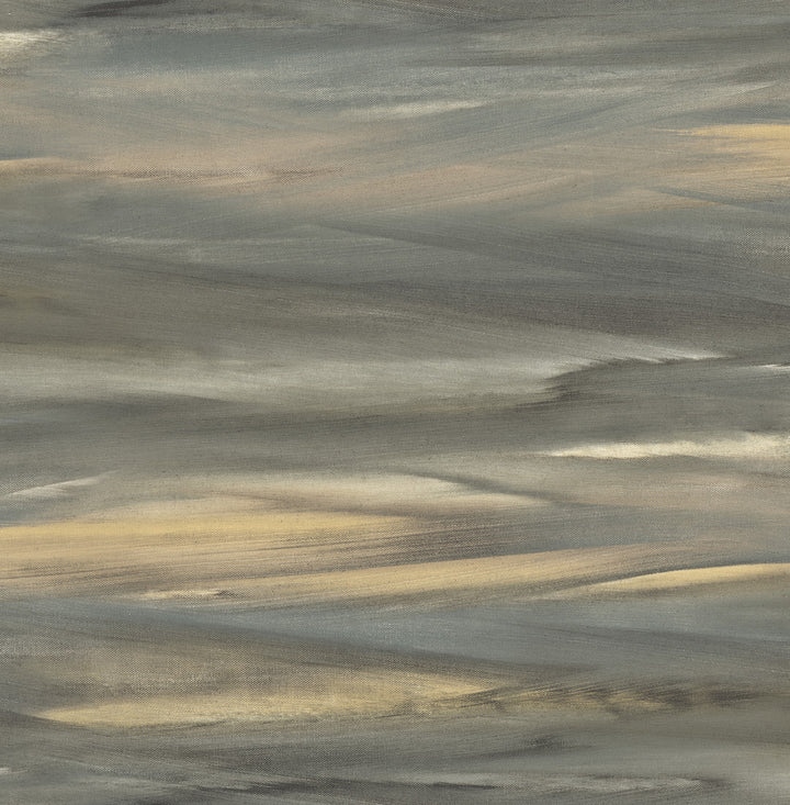 Rainbrow Brush Gold, Greige, & Tan by Seabrook Wallpaper L'Atelier de Paris United States 56.05 20.87" 20.5" - Fabric Carolina -