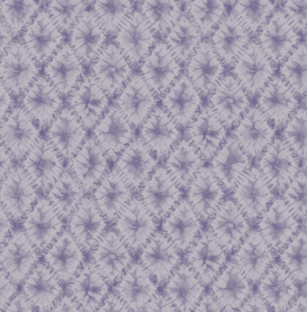 Shibori Geo Metallic Purple Haze by Seabrook Wallpaper L'Atelier de Paris United States 56.05 20.87" 20.5" - Fabric Carolina -