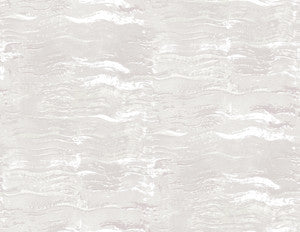 Bleached Wave Metallic Pearl & Gray by Seabrook Wallpaper