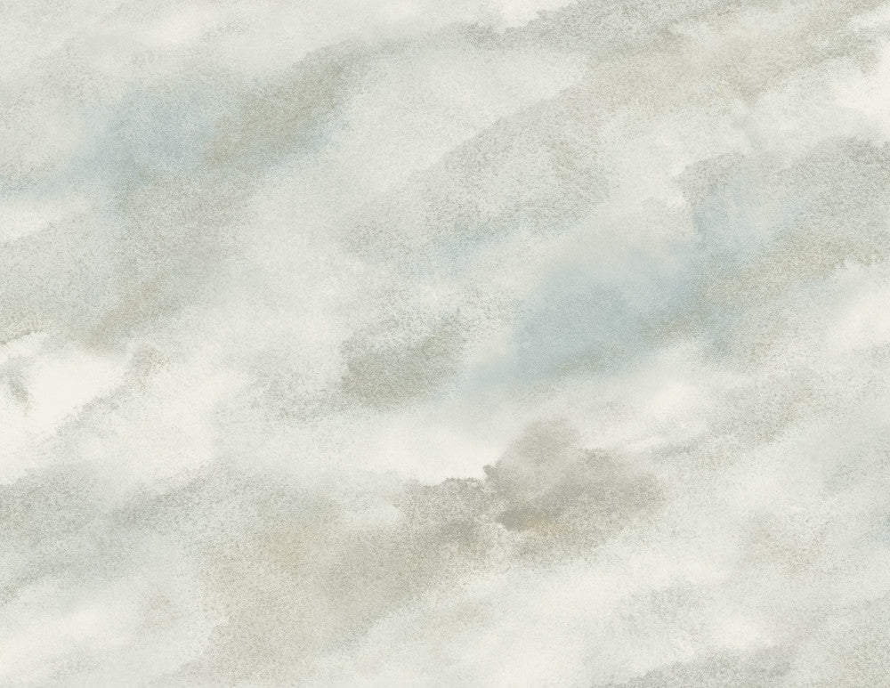 Cloudy Diagonal Faux Greige, Taupe, & Ivory by Seabrook Wallpaper L'Atelier de Paris United States 60.75 20.87" 27" - Fabric Carolina -