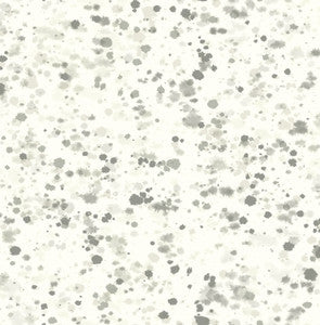 Splatter Metallic Pearl, Gray, & Charcoal by Seabrook Wallpaper