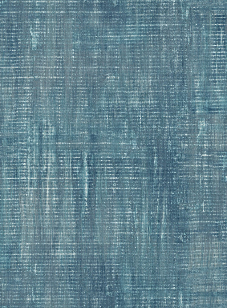Imperial Linen Azure Blue by Seabrook Wallpaper Koi United States 56.05 27.8" 20.5" - Fabric Carolina -