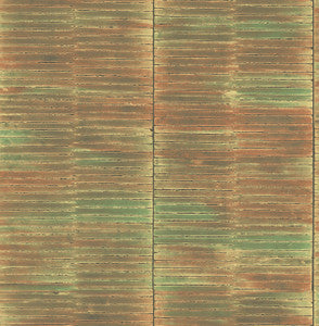 Dynasty Bamboo Spice and Metallic Gold by Seabrook Wallpaper