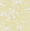 Silk Road Dogwood Metallic Pearl and Gold AI41603 by Seabrook Designs Wallpaper