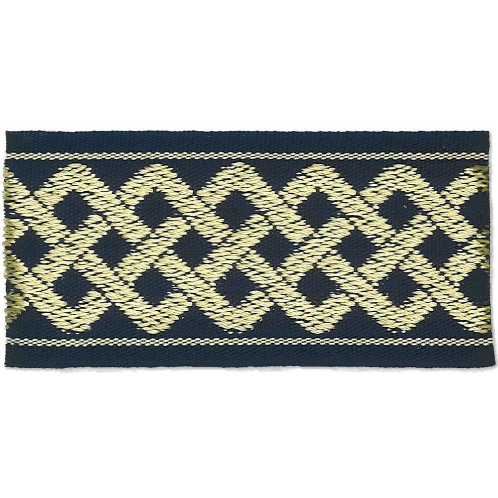 Aiden 1 Navy by Stout Trim Stout Trim Aiden 1 NavyTrim HARMONY TRIM CHINA </p><p>Repeat: H: 0.000, V: 0.000 2 in - Fabric Carolina -