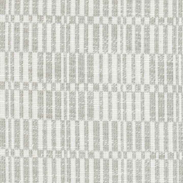 Akasha 4 Dove by Stout Designer Fabric LIVING IS EASY GREY/SLATE 90%POL 10%COT INDIA Horizontal: 4.500 and Vertical: 5.250 54 in - Swanky Fabrics -