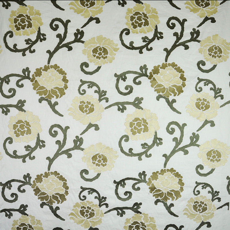 Au Courant # 163 Ivory by Maxwell Fabric TELAFINA IX (memo) 100% LINEN INDIA See sample </p><p>Repeat: Horizontal: 25.1" and Vertical: 22.8" 56"EMB51.5 - Fabric Carolina -