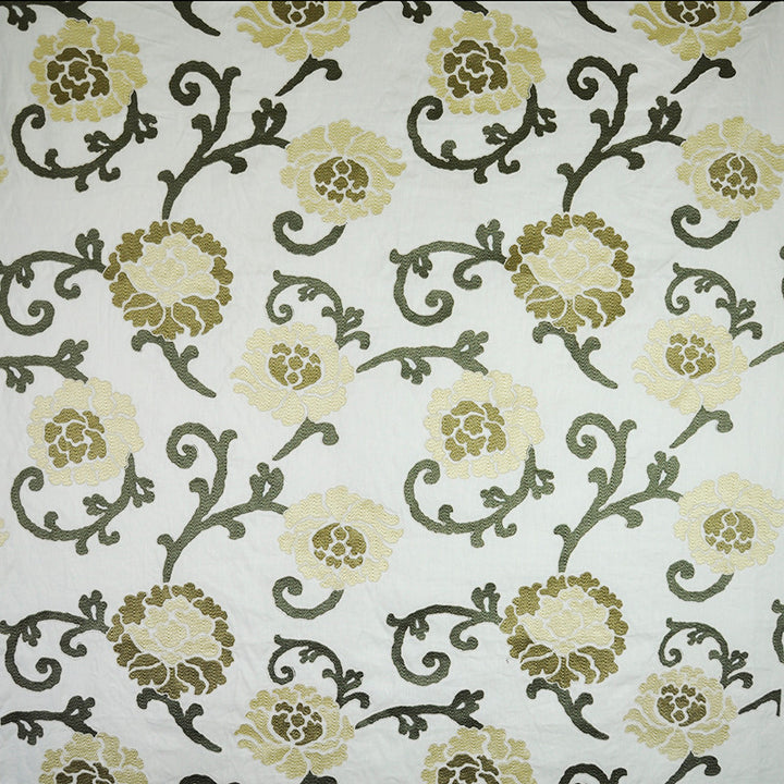 Au Courant # 163 Ivory by Maxwell Fabric TELAFINA IX (memo) 100% LINEN INDIA </p><p>Repeat: Horizontal: H-25.1 and Vertical: V-22.8 56"EMB51.5 - Fabric Carolina -