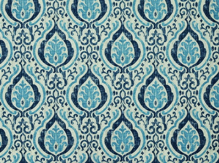 Alahambra 54 Sapphire by Covington Fabric 100% COTTON China 6000 Horizontal: 13.5 and Vertical: 18 58 - Fabric Carolina -