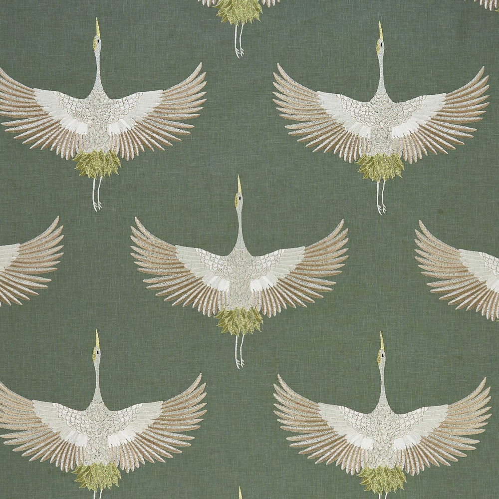 Aldrin 2 Basil by Marcus William Fabric KAI/MARCUS WILLIAM ARAVALLI 52%POL 48%COT %BEMB INDIA Horizontal: 17.125 and Vertical: 18.875 55 in - Fabric Carolina -