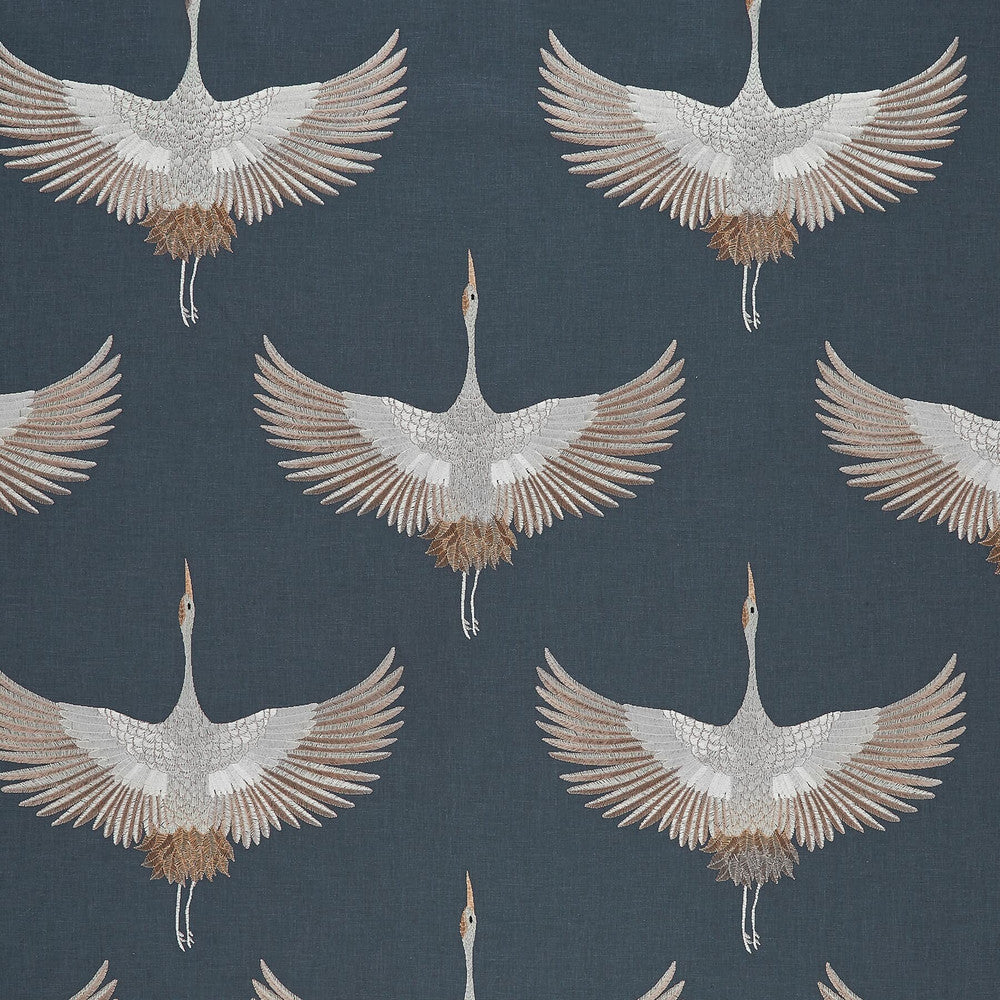 Aldrin 4 Slate by Marcus William Fabric KAI/MARCUS WILLIAM ARAVALLI 52%POL 48%COT %BEMB INDIA Horizontal: 17.125 and Vertical: 18.875 55 in - Fabric Carolina -