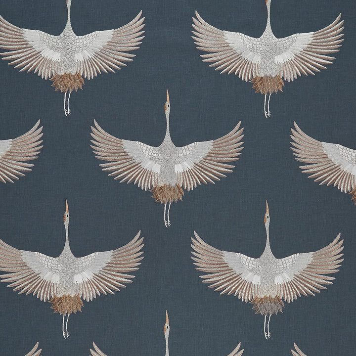 Aldrin 4 Slate by Marcus William Fabric KAI/MARCUS WILLIAM ARAVALLI 52%POL 48%COT %BEMB INDIA Horizontal: 17.125 and Vertical: 18.875 55 in - Fabric Carolina -