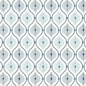 Alexandra 1 Blue by Stout Fabric