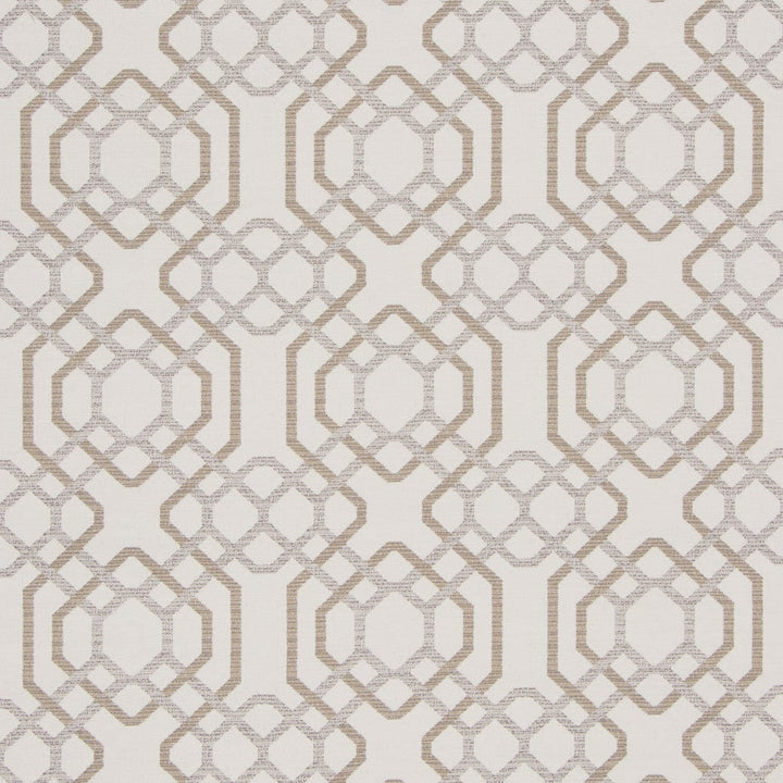 Alexandria White-Sand by Bella-Dura Designer Fabric  100% BELLA DURA POLYOLEFIN USA 70000 H: 6.875'' V: 6.75'' 55''  - Swanky Fabrics -