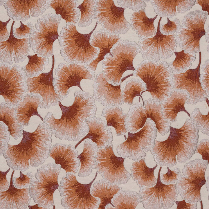 Algiers 1 Terracotta by Marcus William Fabric Marcus William Fabric Algiers 1 TerracottaFabric Ps/Marcus William Gingko 91%Pol 9%Cot India </p><p>Repeat: H: 13.75, V: 0 54 in - Fabric Carolina -
