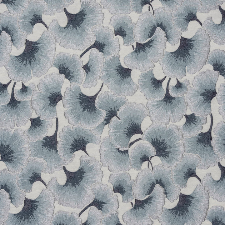 Algiers 3 Lagoon by Marcus William Fabric PS/MARCUS WILLIAM GINGKO 91%POL 9%COT INDIA FLAME RETARDANT-N.F.P.A. 701 SMALL SCALE Horizontal: 13.750 and Vertical: 14.000 54 in - Fabric Carolina -