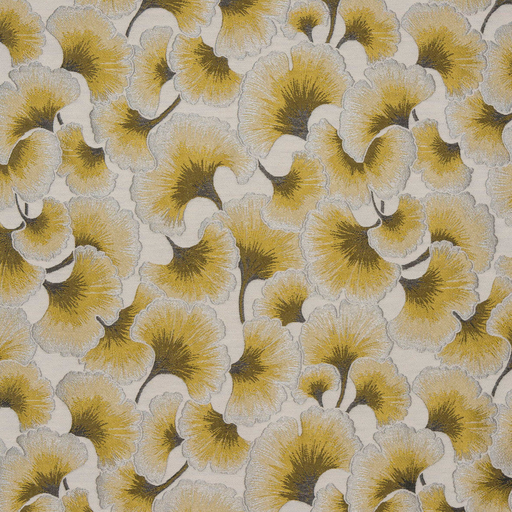 Algiers 4 Lemon by Marcus William Fabric 91%POL 9%COT INDIA Horizontal: 13.75 and Vertical: 14 54 in - Fabric Carolina -