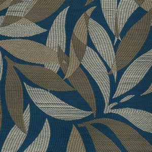 Algier Blue 01180133 by Norbar Fabric See Sample 77 RAYON - 23 POLYESTER USA 39,000 WYZENBEEK 15 3/8"V 15"H 59 - Fabric Carolina -