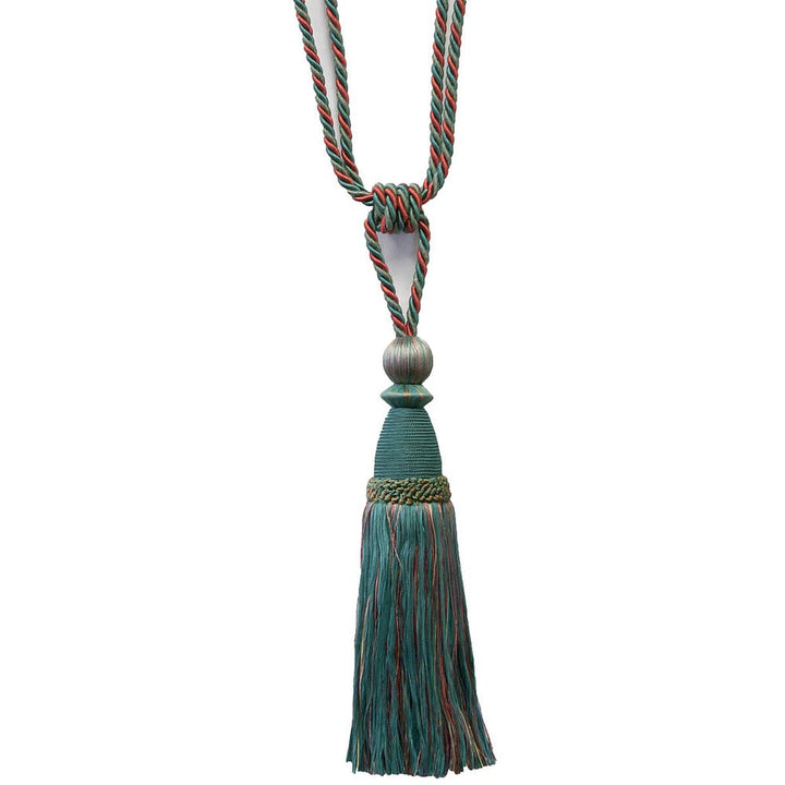 Alhambra 16 Lagoon by Stout Designer Trim ART OF DESIGN TRIM-2 TASSEL FRINGE 85%SVI 15%COT CHINA </p><p>Repeat: 0 12 in - Swanky Fabrics -