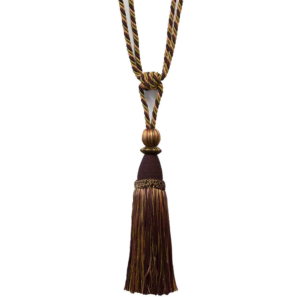 Alhambra 17 Eggplant by Stout Trim ART OF DESIGN TRIM-2 TASSEL FRINGE 85%SVI 15%COT CHINA Horizontal: 0 and Vertical: 0 12 in - Fabric Carolina -