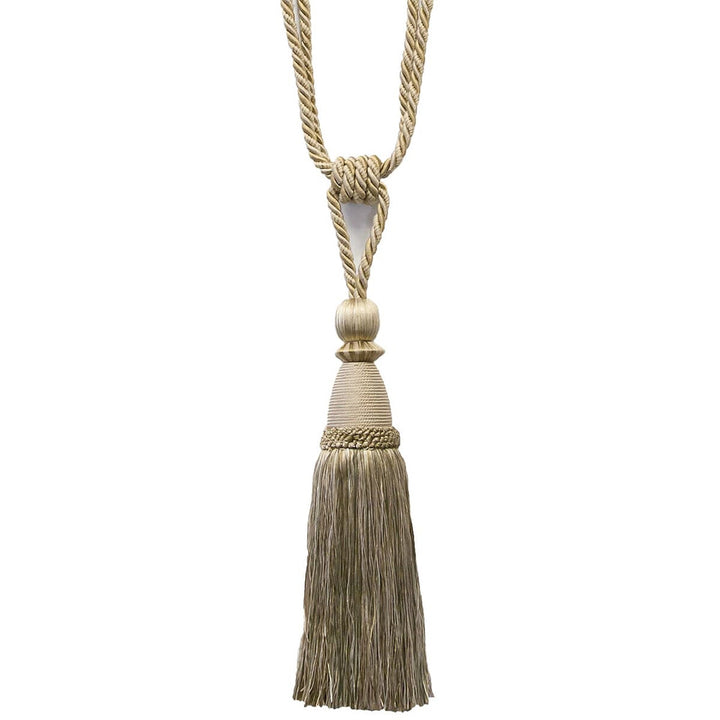 Alhambra 25 Jute by Stout Trim ART OF DESIGN TRIM-2 TASSEL FRINGE 85%SVI 15%COT CHINA Horizontal: 0 and Vertical: 0 12 in - Fabric Carolina -