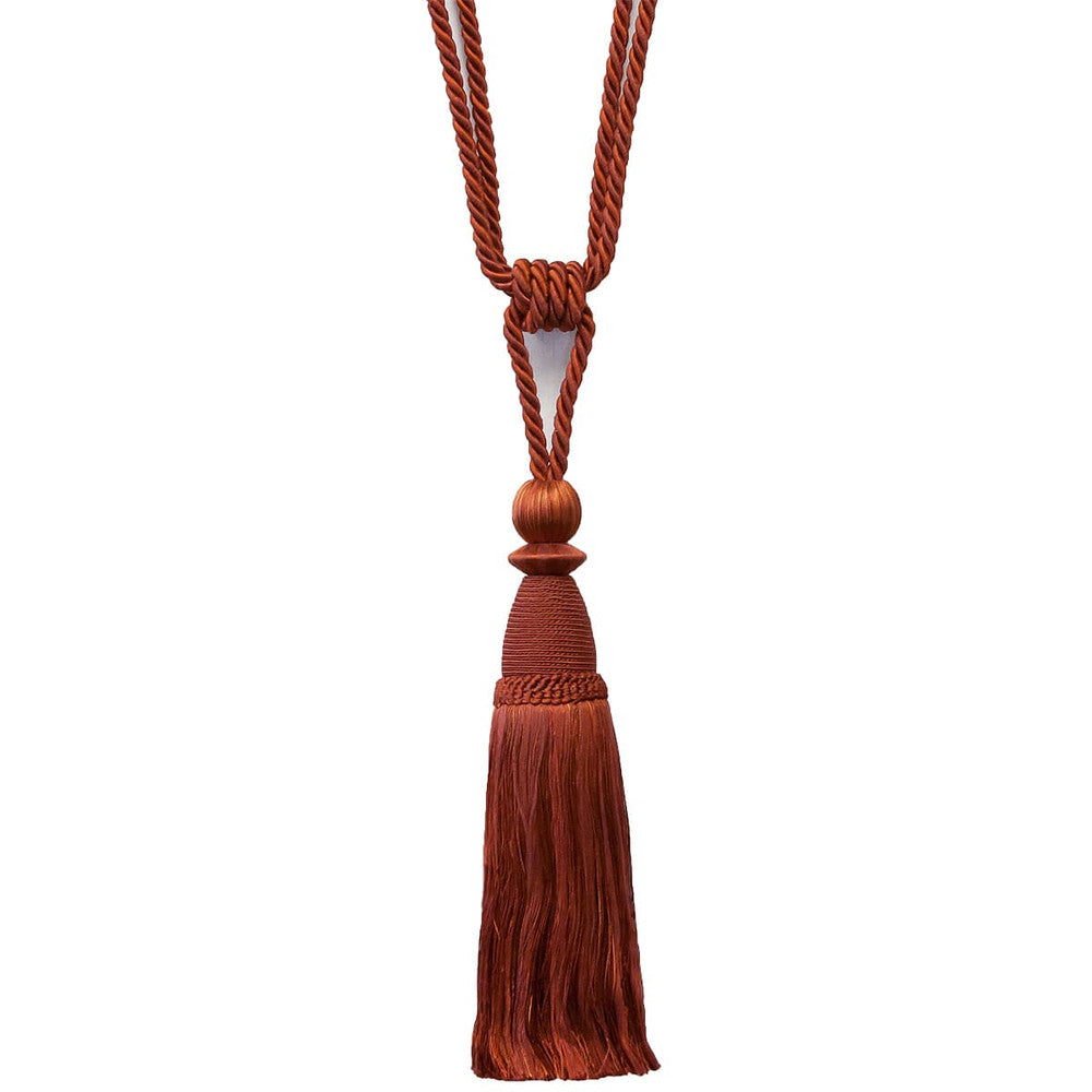 Alhambra 2 Paprika by Stout Trim ART OF DESIGN TRIM-2 TASSEL FRINGE 85%SVI 15%COT CHINA Horizontal: 0.000 and Vertical: 0.000 12 in - Fabric Carolina -