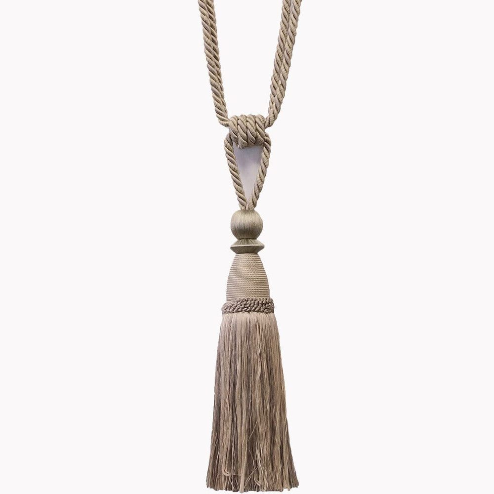 Alhambra 4 Linen by Stout Trim ART OF DESIGN TRIM-2 TASSEL FRINGE 85%SVI 15%COT CHINA Horizontal: 0 and Vertical: 0 12 in - Fabric Carolina -