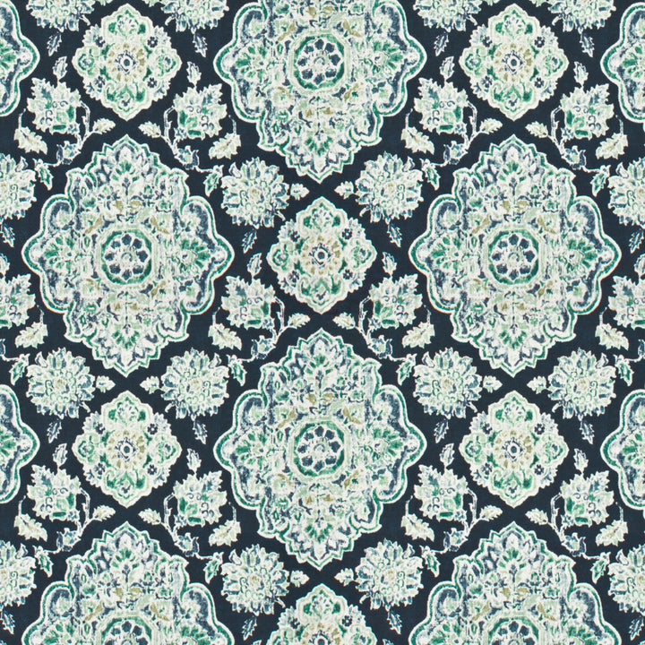 Aliyana 1 Navy by Stout Designer Fabric RAINBOW LIBRARY CHAMBRAY/SHORELINE 70%SVI 30%LIN SPAIN WYZENBEEK 30 000 DOUBLE RUB WEAR TEST (HEAVY DUTY) Horizontal: 27 and Vertical: 27 54 in - Swanky Fabrics -