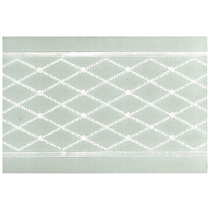 Ansonia Tape 4 Cadet by Stout Trim Stout Trim Ansonia Tape 4 CadetTrim Natural Beauty Trim 100%Cot India </p><p>Repeat: H: 4, V: 0 4 in - Fabric Carolina -