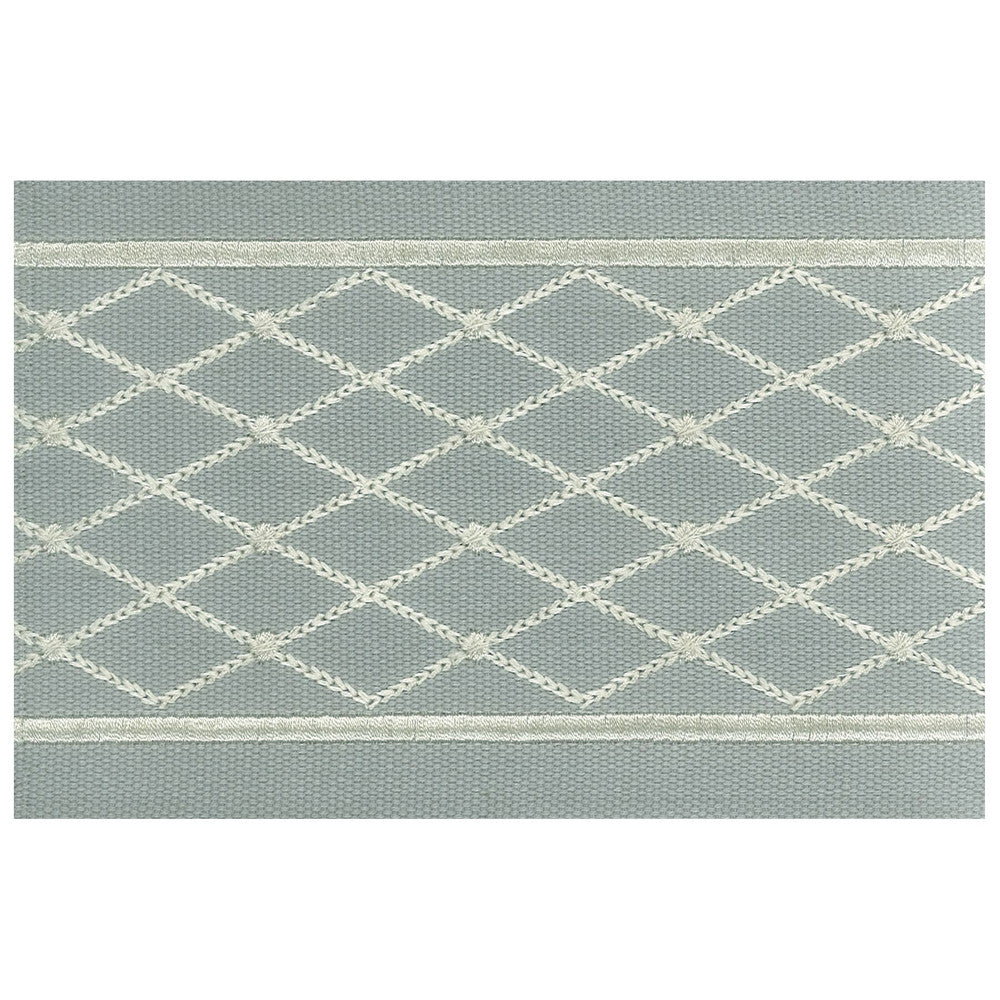 Aloof 3 Pewter by Stout Designer Trim ILLUMINATION TRIM 100%COT 100%SVT INDIA </p><p>Repeat: 0 4 in - Swanky Fabrics -