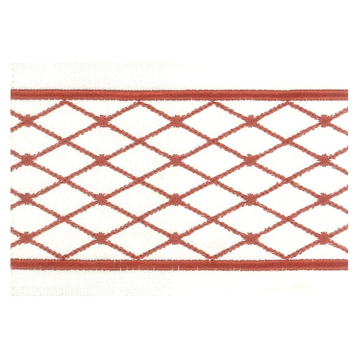 Aloof 4 Tile by Stout Trim Illumination Trim 100% Cotton 100% SVT INDIA Horizontal: 1.25 and Vertical: 0 4 in - Fabric Carolina -