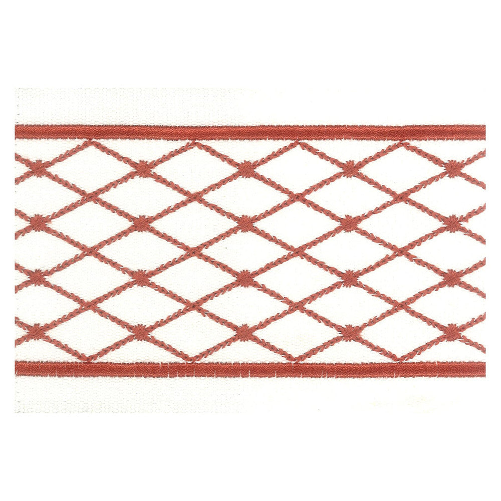 Aloof 4 Tile by Stout Trim ILLUMINATION TRIM 100%COT 100%SVT INDIA Horizontal: 1.25 and Vertical: 0 4 in - Fabric Carolina -