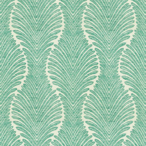 Alphabet 1 Lagoon by Stout Fabric