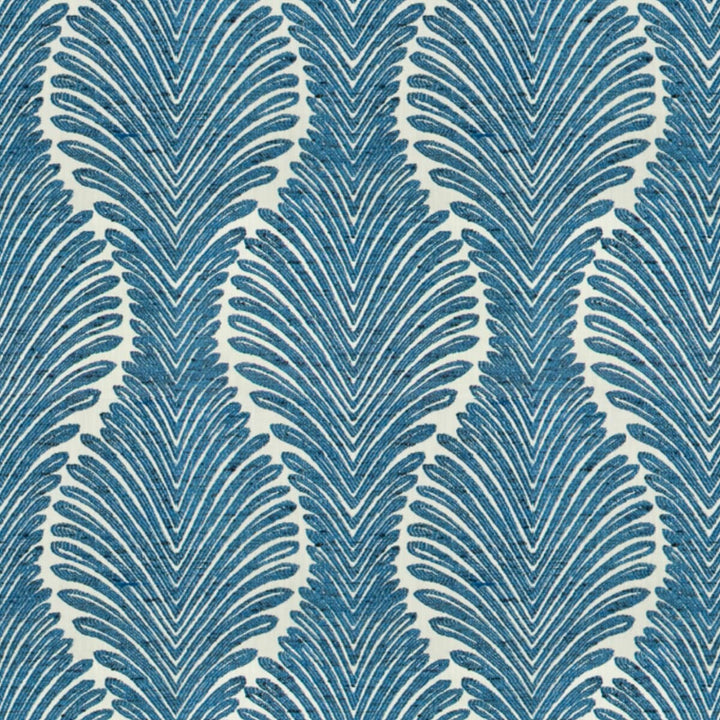 Alphabet 2 Navy by Stout Fabric Rainbow Library Porcelain/Royal 59% Polyester 41% Cotton INDIA MARTINDALE WEAR TEST (25 000 CIRCULAR RUBS) Horizontal: 13.5 and Vertical: 17 54 in - Fabric Carolina -