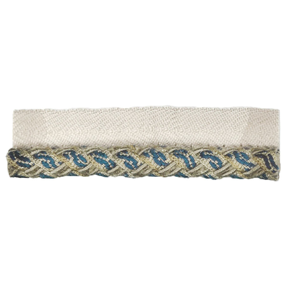 Altitude 6 Slate by Stout Designer Trim TREND ALERT TRIM 52%SVI 36%COT 12%POL CHINA Horizontal: 0 and Vertical: 0 0.38 in - Swanky Fabrics -