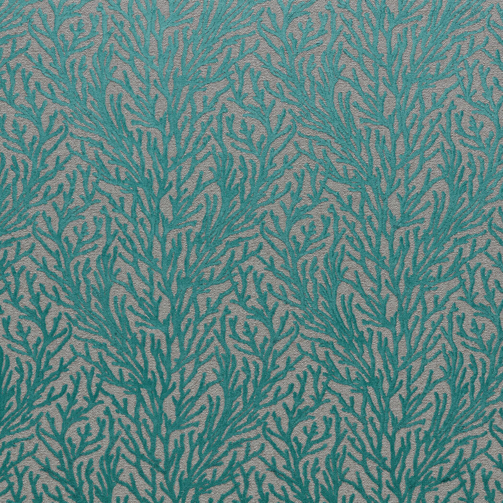 Alvi 13 Lagoon by Marcus William Designer Fabric KAI/MARCUS WILLIAM MAUI 73%POL 27%SVI INDIA MARTINDALE WEAR TEST (35 000 CIRCULAR RUBS) Horizontal: 13.375 and Vertical: 12.25 54 in - Swanky Fabrics -