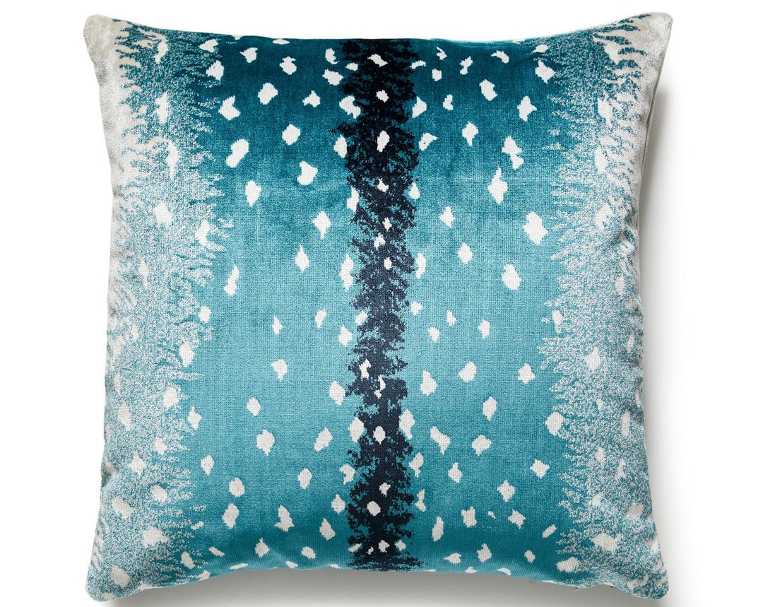 Antelope Pillow 22 X 22 - Peacock ALBOHEPILL0005 by Scalamandre Designer Pillow