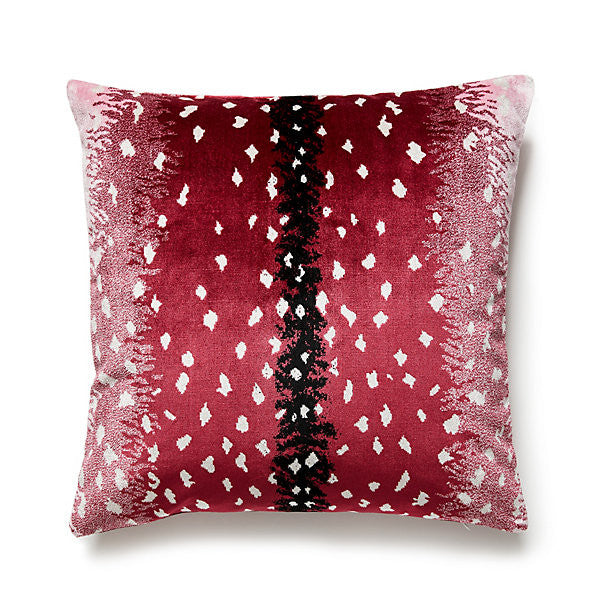 Antelope Pillow/Raspberry Al 0006Bohepill by The House of Scalamandre
 Pillow 76% VISCOSE 24% ACRYLIC USA Horizontal: and Vertical: - Fabric Carolina -