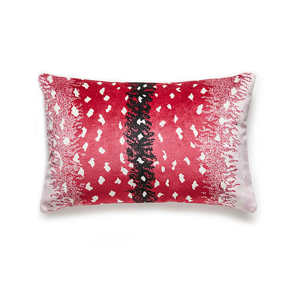Antelope Lumbar Pillow/Raspberry Al 0006Lbohepill by The House of Scalamandre
 Pillow 76% VISCOSE 24% ACRYLIC USA Horizontal: and Vertical: - Fabric Carolina -