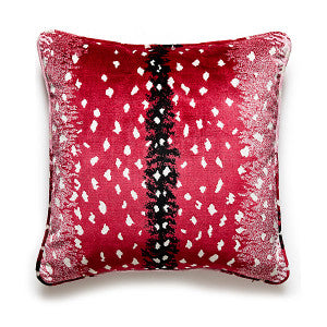 Antelope Pillow/Raspberry Al 0006Bohepill by The House of Scalamandre
 Pillow