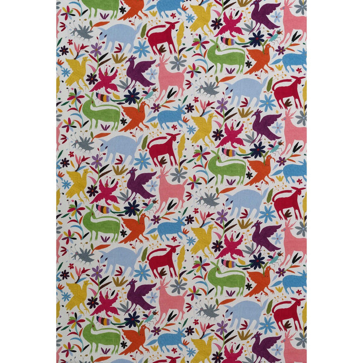 Tiki Tiki Carnival by Kravet Couture Fabric ANDREW MARTIN HACIENDA COTTON - 90%;LINEN - 10% United Kingdom HEAVY Horizontal: 27 and Vertical: 25 54 - Fabric Carolina -